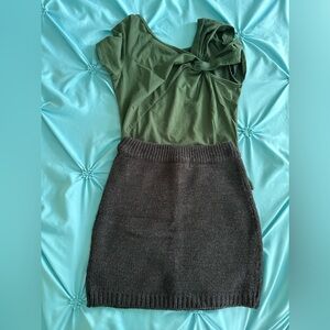 love change skirt with  shein top